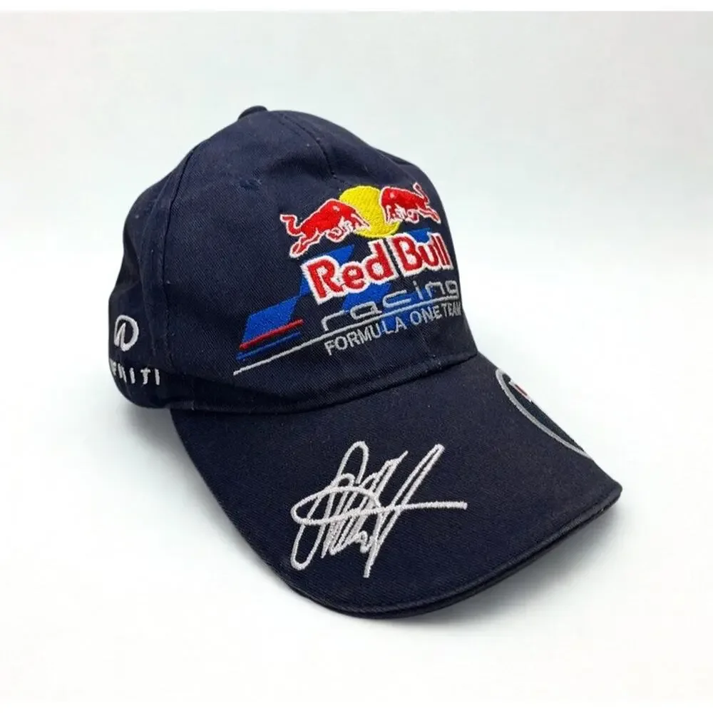 Sebastian Vettel #1 Red Bull Racing F1 Infiniti Hat Cap Embroidered Signature OS